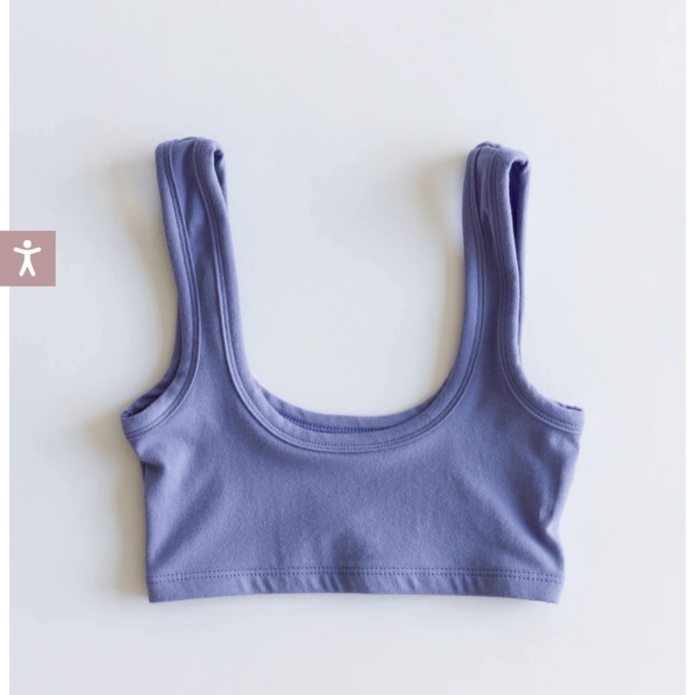 Shop ARQ periwinkle medium wide strap bra / Bralette